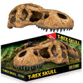 Exo Terra T-Rex Dinosaur Skull Hideout Decor 10 inch